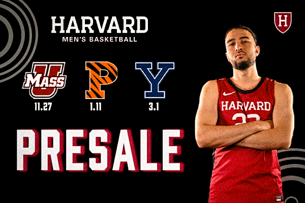 Harvard Men's Basketball Presale Access - UMass, Princeton, Yale