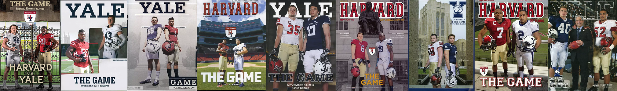 Harvard-Yale Program Covers (2022-2013)