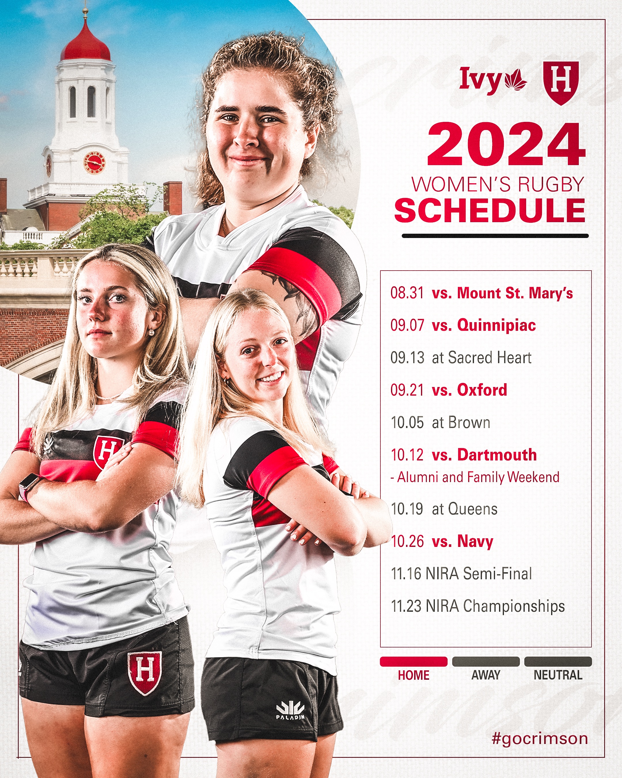 2024 Harvard Rugby Schedule