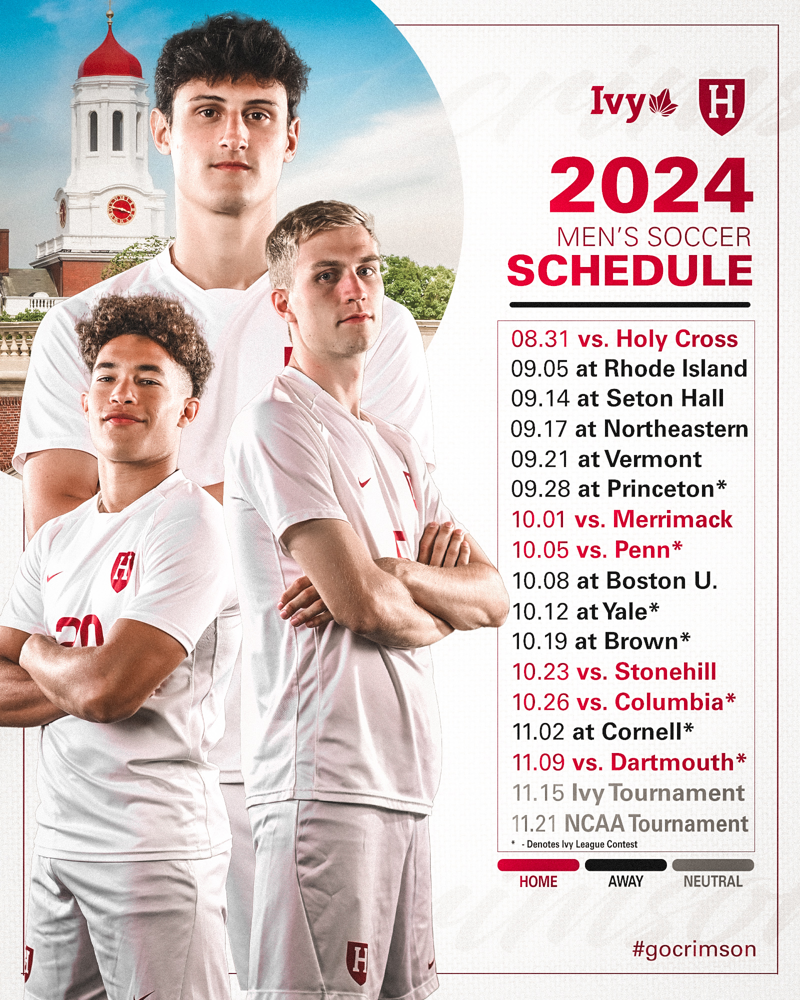 2024 Harvard Men's Soccer Schedule